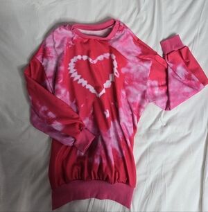 Hot Pink Women's Tie Dye Crewneck Used